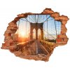 Samolepiaca nálepka na stenu Brooklyn bridge 90x70 cm
