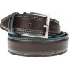 NovaKabelka.sk Cintura 5580 (3,5cm) cafe pánsky kožený opasok čierna