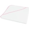 Kariban Osuška Kariban K124, 77x77cm, dětská COT20K12462299-white/pink UNI Bílá/růžová