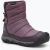 Juniorské snehule KEEN Puffrider WP black plum/daiquiri green