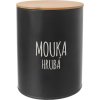 Orion Dóza Hrubá mouka BLACK 13 cm 153695