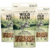 WILD FARM anti-hairball mäkké kuracie srdiečka 3x50g mačacie maškrty