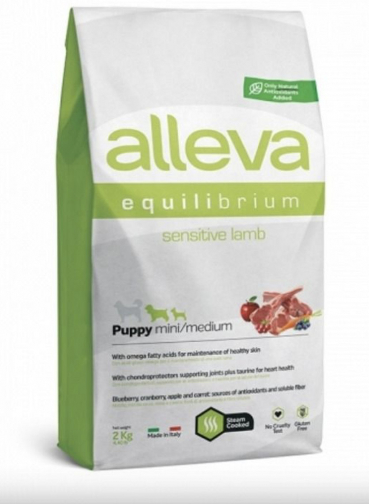 Alleva Equilibrium Sensitive Puppy Mini / Medium Lamb 2 kg