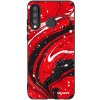 Picasee silikónový čierny obal pre Huawei P30 Lite - Red black