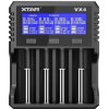 XTAR VX4 1,5V/3,6V/3,7V Li-Ion 3,2V LiFePO4 1,2V Ni-MH nabíjačka a tester kapacity