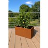 Hrantík MAXI, corten, šírka 60 cm, hnedý