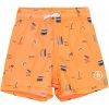 Color Kids-Swim Shorts, AOP-3520-Orange Pop