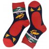 Bavlnené ponožky Funny-Bird červené