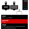Brzdové platničky GALFER FD427 Avid, SRAM Zmes: STANDARD