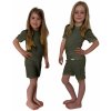 SPORT NANO tričko krátky rukáv .detské .150 .khaki