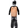 Oxdog XGUARD GOALIE set with helmet XS, čierna / marhuľová
