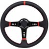 Športový volant WRC black / red 350 mm