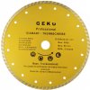 Diamantový kotúč TURBO 230 x 22 x 2,8 mm, celistvý segment, GEKO