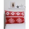MKLozkoviny.sk Obliečka na vankúš mikroplyš 70 × 90 cm – Vianoce červené- -
