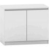 Tempo Kondela 2 dverová komoda, biela, HANY NEW 008