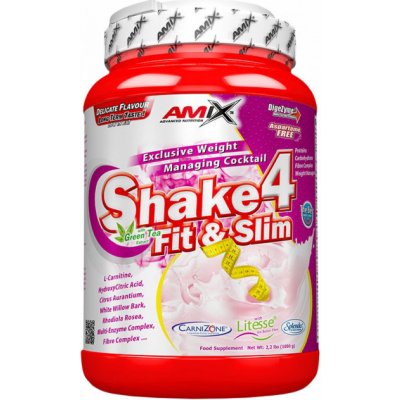 Amix Shake4 Fit & Slim 1000 g, čokoláda