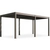 Gutroof ELEGANCE AUTOMATIC + LED osvetlenie hliníková pergola 3 x 6 m taupe