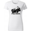 T-ričko Nissan Patrol offroad dámske tričko Farba trička: Tmavosivá, Farba potlače: Čierna, Veľkosť: M