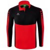 Erima SIX WINGS mikina 1/2 ZIP PÁNSKÁ Červená Černá
