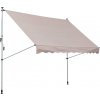 Goleto Teleskopická markíza 200 x 150 cm béžová