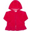 Semišková mikinka s kapucňou New Baby Baby tmavo ružová 80 (9-12m)