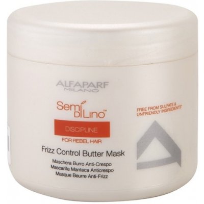 Alfaparf Milano Semí Dí Líno Discipline maska pre nepoddajné a krepovité vlasy (Frizz Control Butter Mask) 500 ml