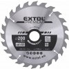 EXTOL PREMIUM Pílový kotúč s SK plátkami 200x3,2x30mm 24z, 8803230
