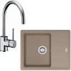Franke SET G54 Granitový drez BFG 611-62 Kašmír + Batéria FC 650 Chróm, 114.0510.397