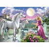 Castorland puzzle 120 dílků - Princezna s jednorožci