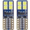 LED žiarovky CANBUS 8SMD 2835 T10e (W5W) White 12V/24V