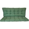 Nábytek PEGAS Polstr na zahradní houpačku 160 cm - látka tmavě zelený melír