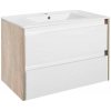Základná skrinka Porto 80 s umývadlom dub sonoma-biela