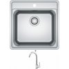 Franke BCX 610-51 + Deante ASTER BCA 062M chróm