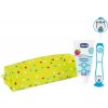 CHICCO Set zubná kefka a pasta v puzdre - Tiger, 3r+ 01209.90