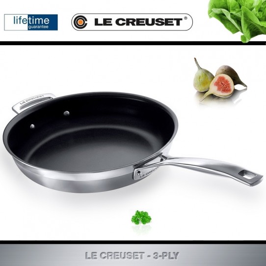 Le Creuset 3-PLY PLUS Panvica hlboká potiahnutá 32 cm od 199 € - Heureka.sk