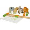 Bigjigs Toys Drevený kroket Džungľa
