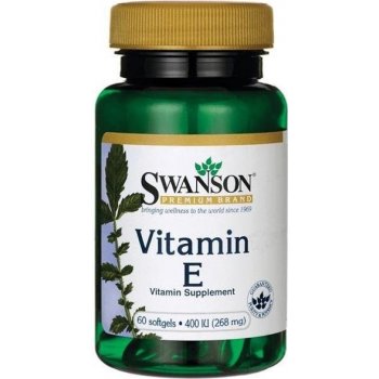 Swanson Vitamín E 400 iu 60 kapsúl