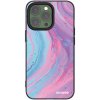 Picasee silikónový čierny obal pre Apple iPhone 13 Pro - Pink liquid