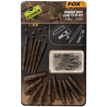 Fox Edges Camo Power Grip Lead Clip Kit veľ.7