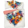 DETEXPOL Francúzske obliečky Kvety heart Bavlna, 220/200, 2x70/80 cm