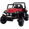 Beneo Elektrické autíčko RSX Červené, Pohon 4x4, 2x12V, EVA kolesá, široké dvojmiestne čalúnené sedadlo, 2,4 GHz DO, 4 X MOTOR, Dvojmiestne, FM Radio, Bluetooth