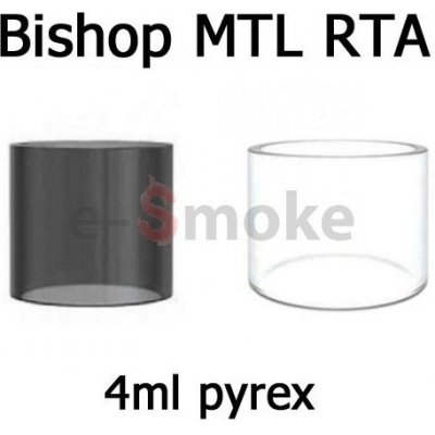 Ambition Mods BISHOP MTL RTA sklo 4ml Black