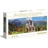 CLEMENTONI Puzzle Neuschwanstein panorama 1000 dílků 98x33cm