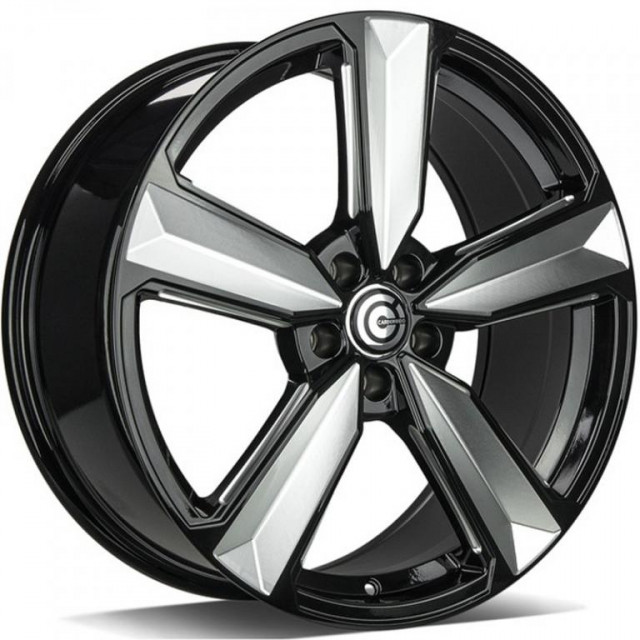 Carbonado Blast 8x18 5x112 ET35 black front polished Edges polished