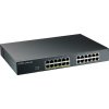Zyxel GS1915-24EP, 24-port GbE, 12 port PoE, 130 Watt 802.3at, rackmount, fanless, Smart hybrid mode Switch, standalone