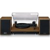 Gramofón s reproduktormi LENCO LS-100WD hnedý