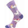Detské protišmykové ponožky Filip III lila