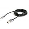 GEMBIRD Opletaný MicroUSB - USB 2.0, M/M, 1,8 m, černý CCB-mUSB2B-AMBM-6 Gembird