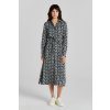ŠATY GANT SLIM G PATTERN SHIRT DRESS EVENING BLUE