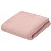 Mušelínová detská deka New Baby 70x100 cm ružová